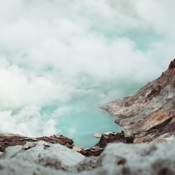 kawah ijen dari atas